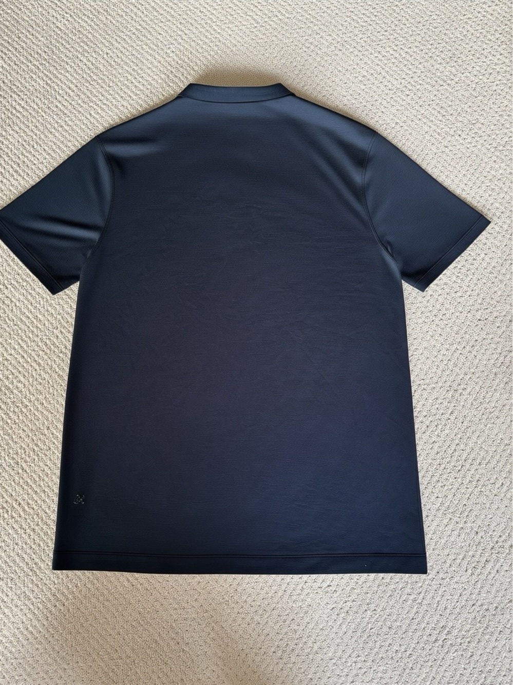 LULULEMON ATHLETICA Propel Dark Blue Performance Polo - Picture 2 of 5